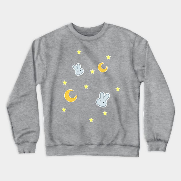 usagi vibes Crewneck Sweatshirt by hapa_sara